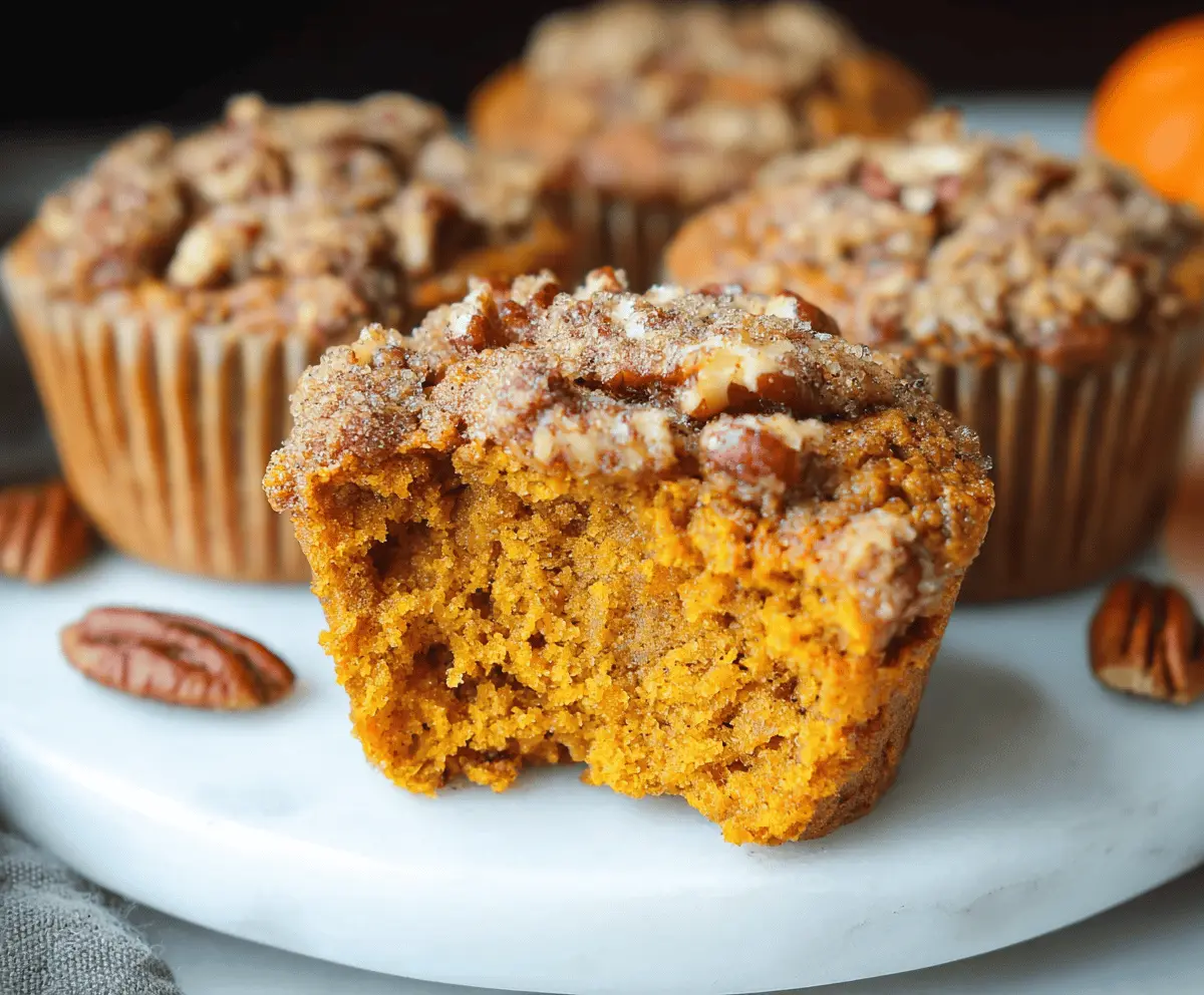 Pumpkin Pecan Muffins