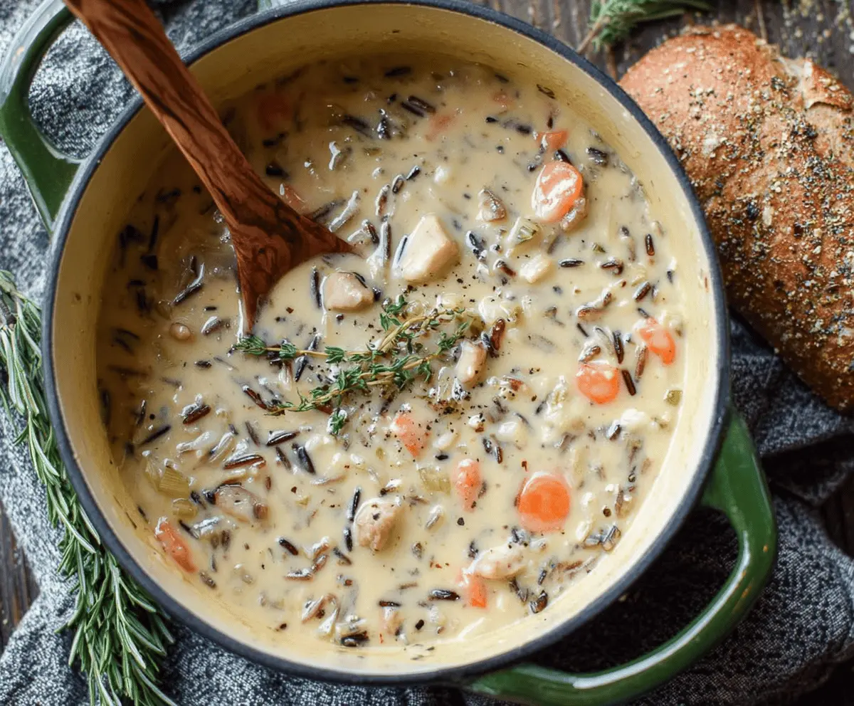 The Best Creamy Wild Rice Soup