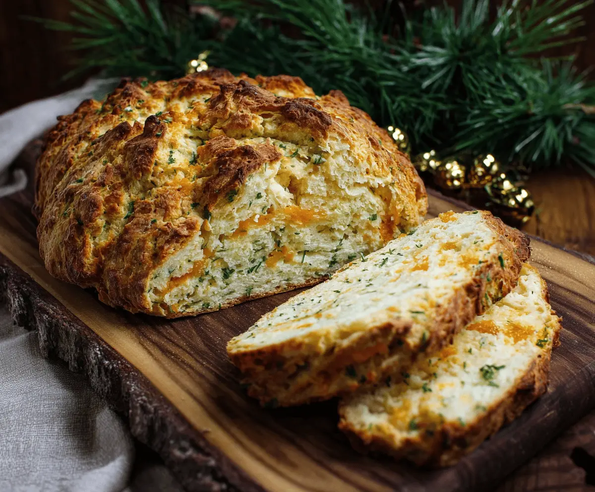Cheddar and Herb Soda Bread