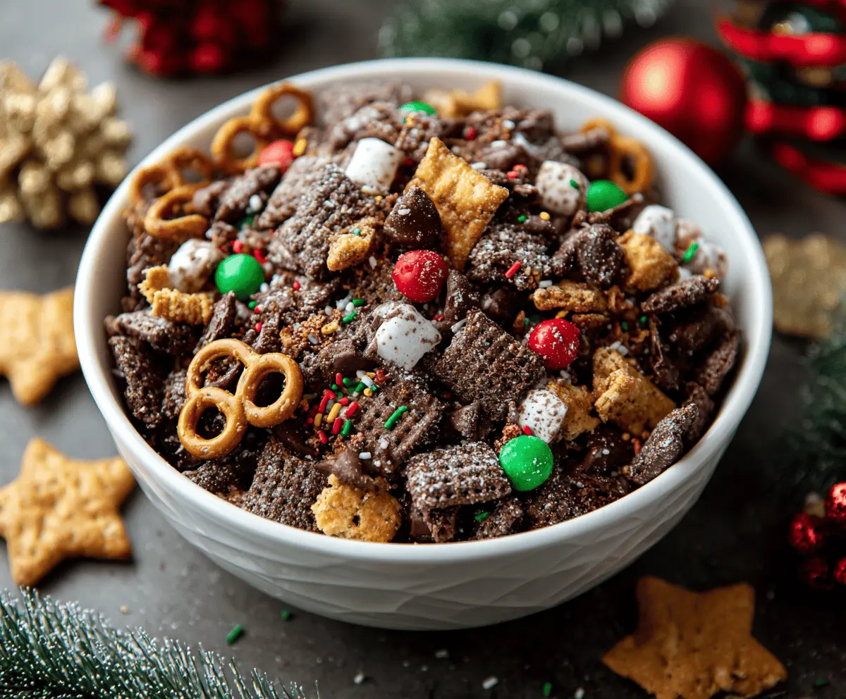 Christmas Cookie Crunch Mix