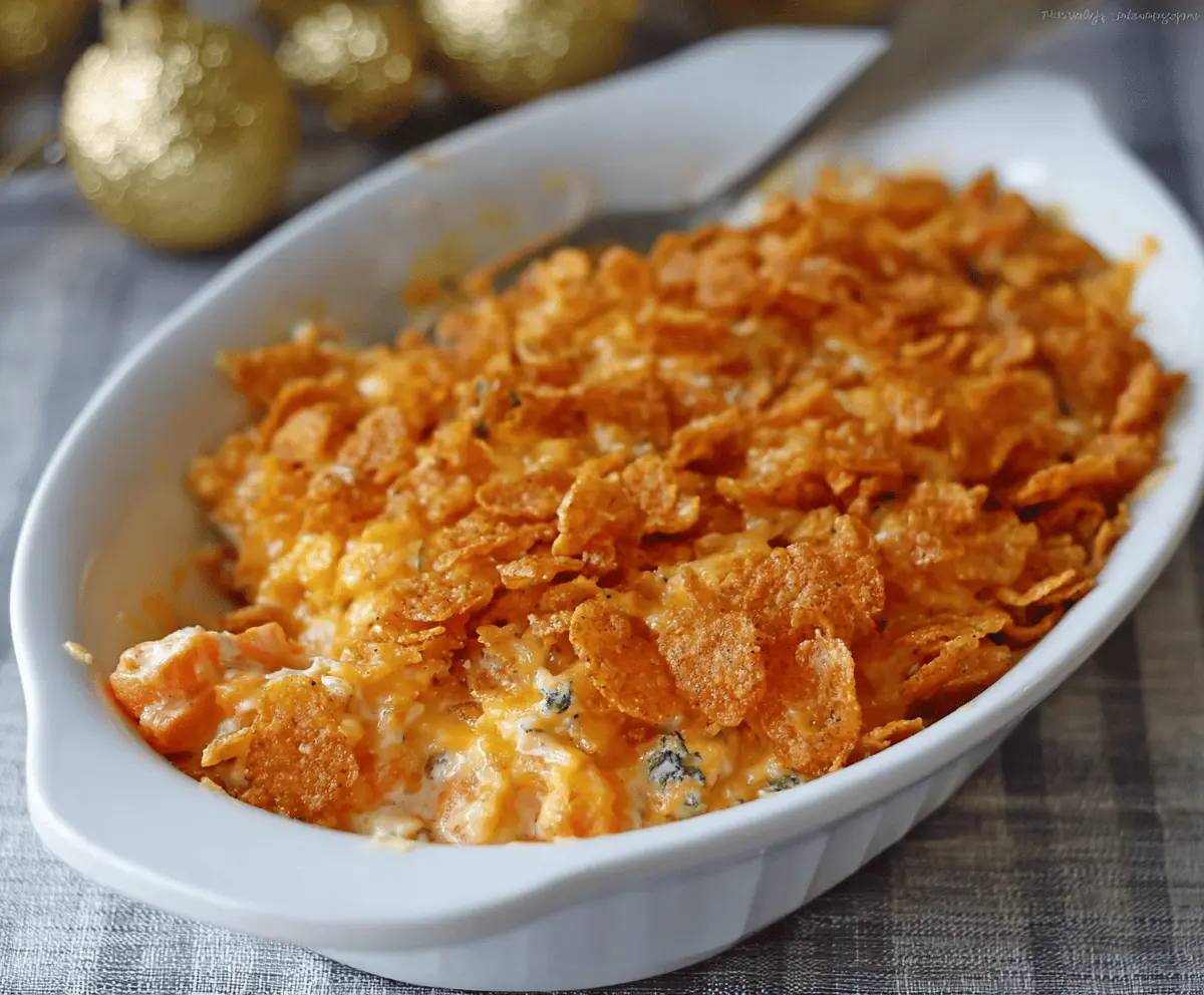 Creamy Carrot Cornflakes Casserole