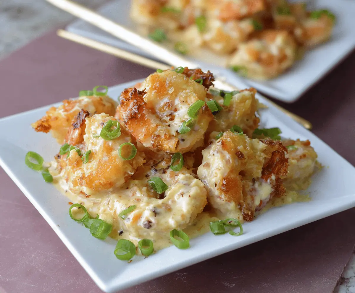 Creamy Coconut Shrimp Buffet Style