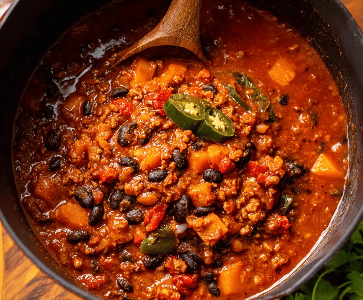 Flavorful Pumpkin Chili for Cozy