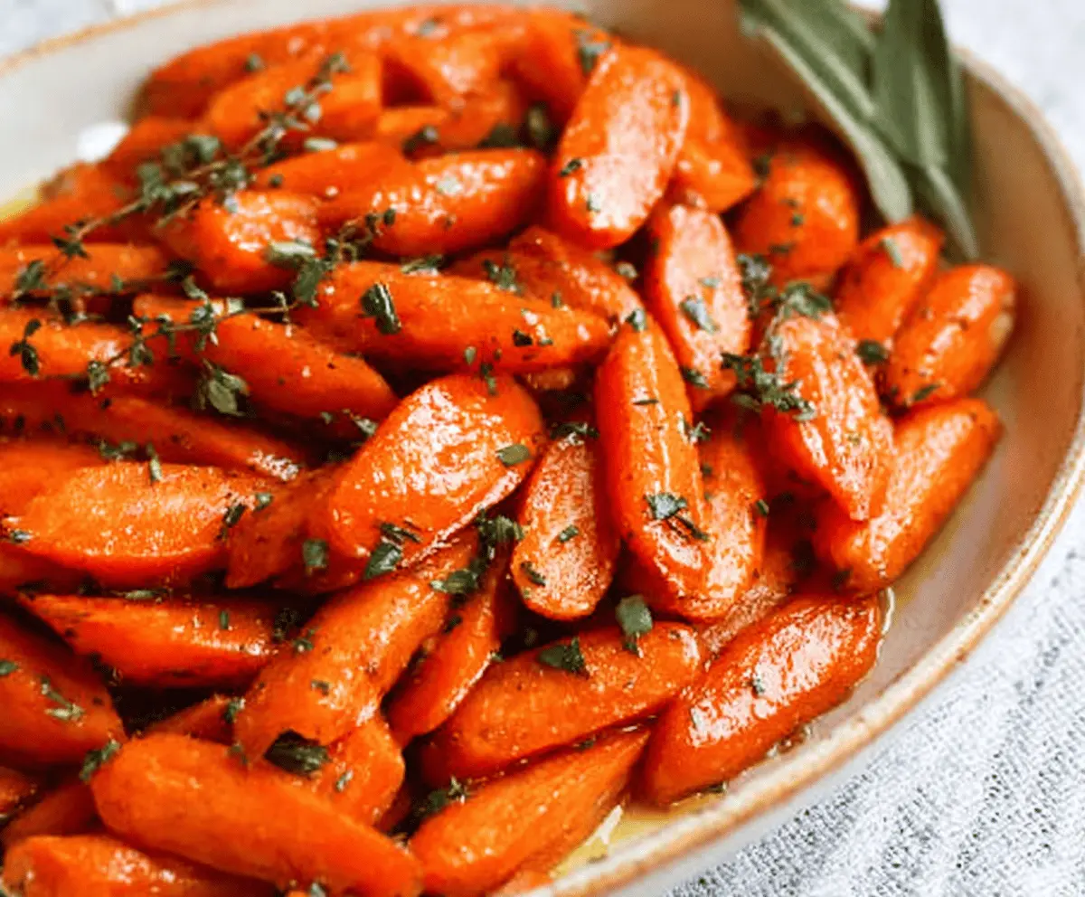 Delicious glazed carrots recipe perfect for Christmas and Thanksgiving dinners.