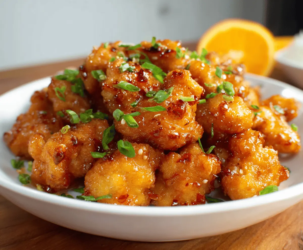 Homemade Orange Chicken Recipe