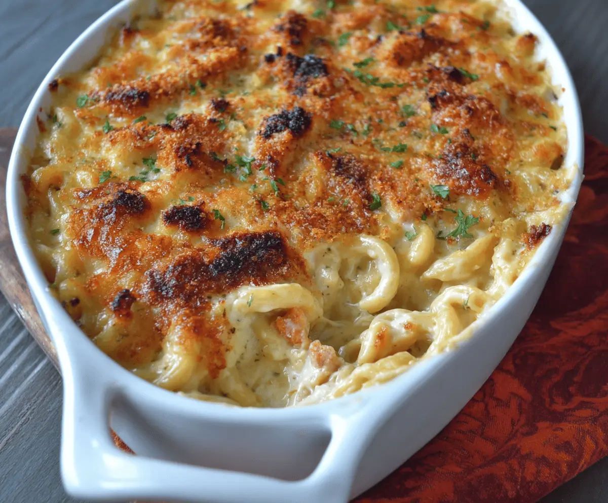 New Orleans Baked Mac and Cheese