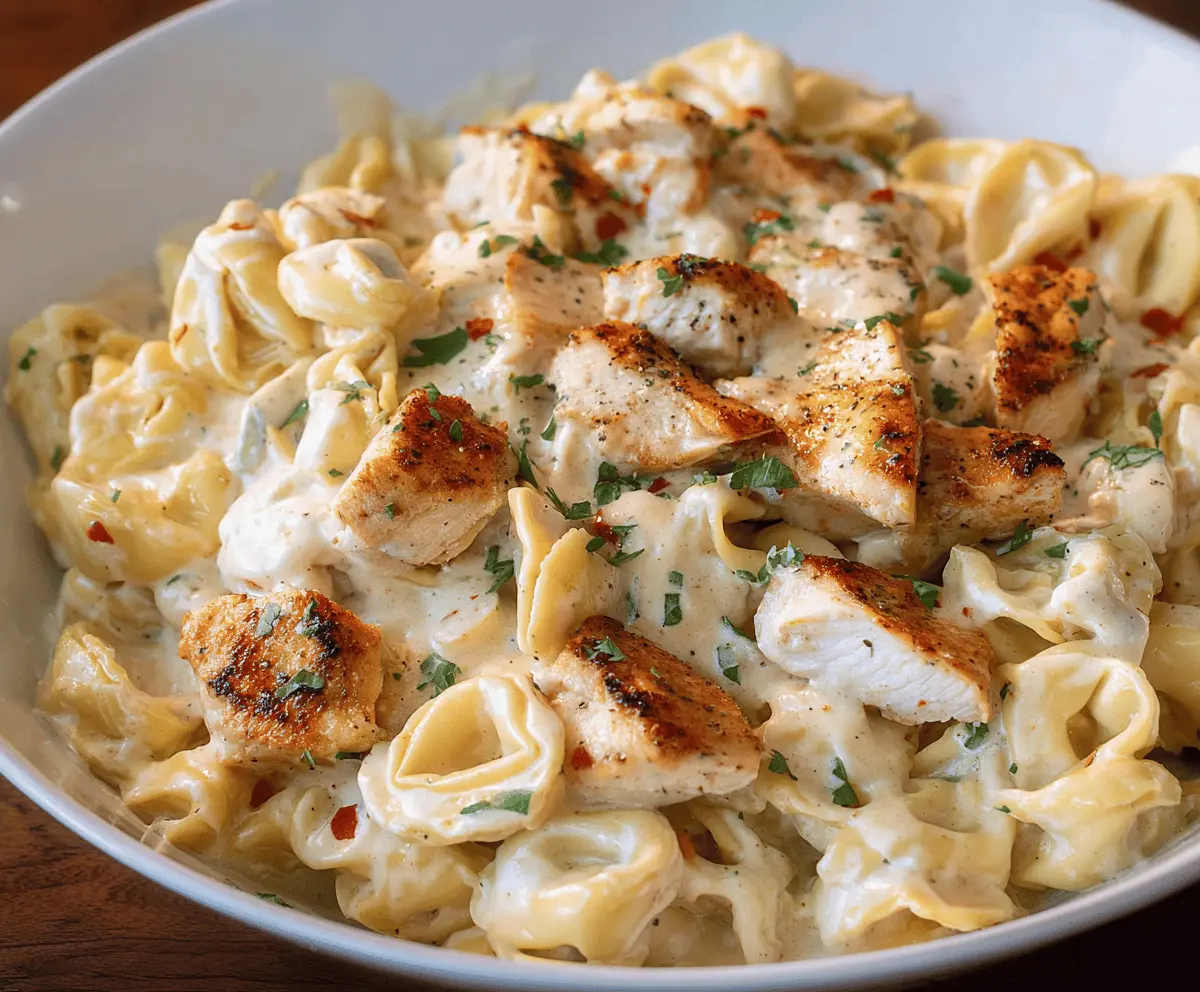 Chicken Tortellini Alfredo