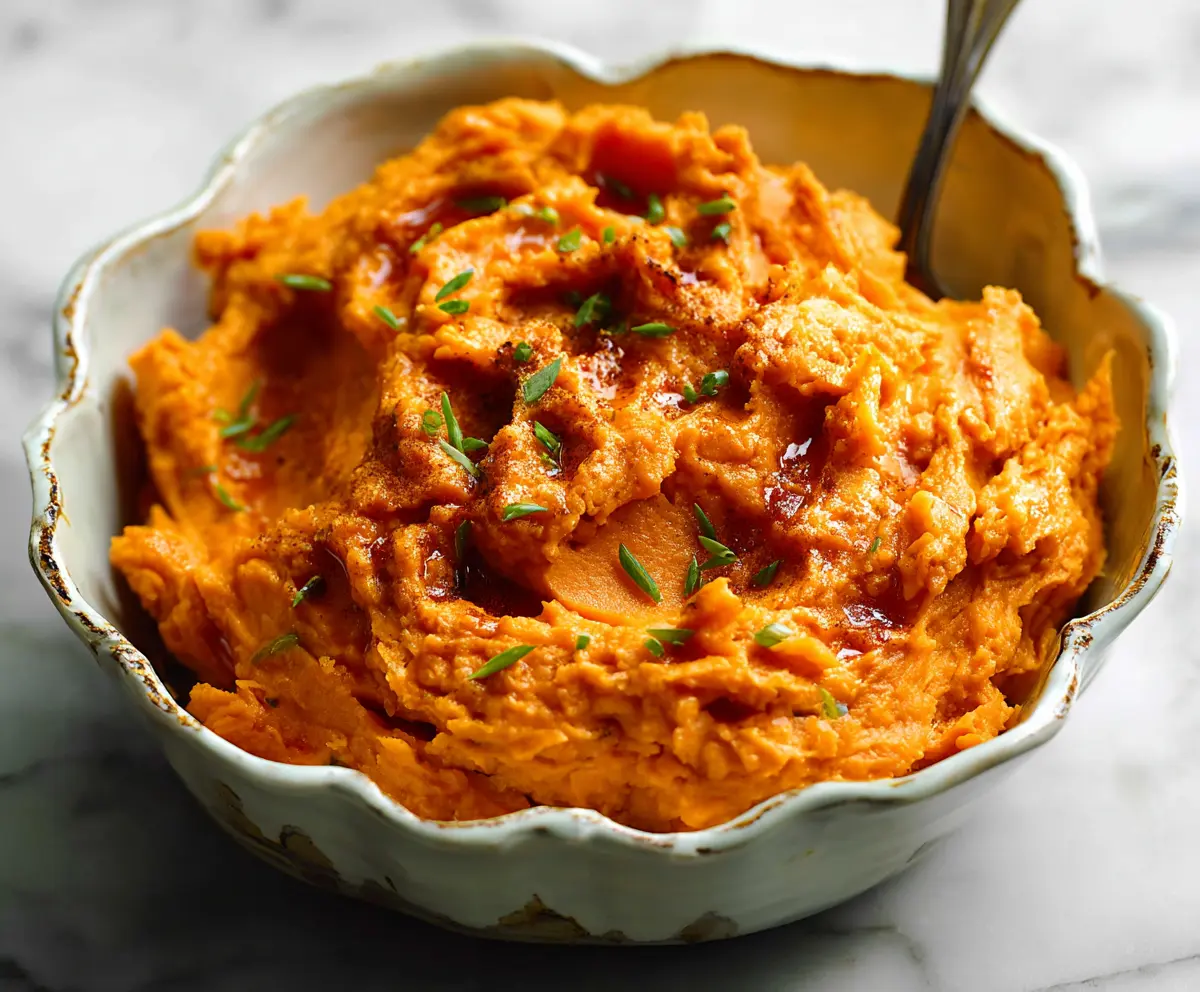 Chipotle Mashed Sweet Potatoes Recipe
