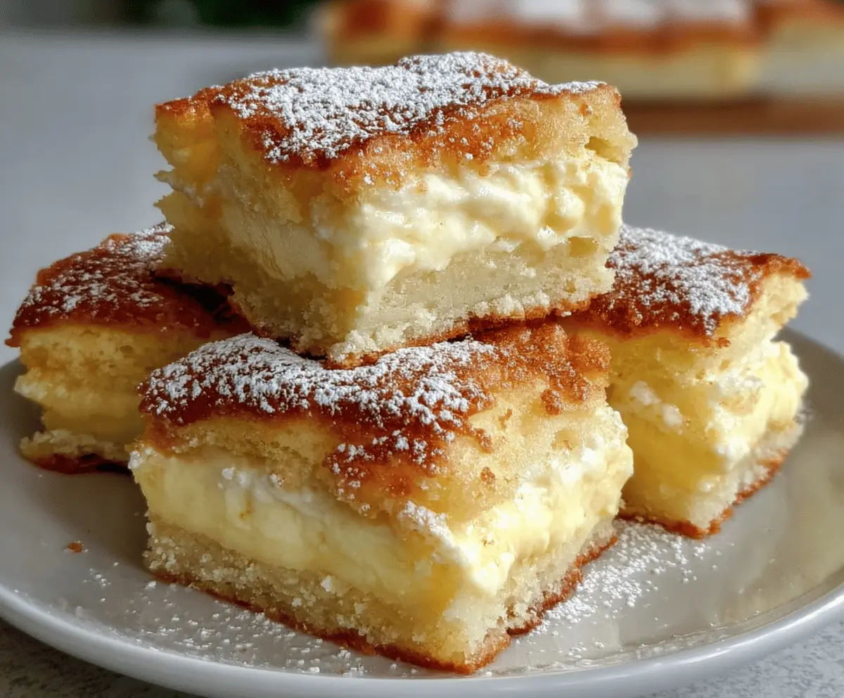 Cream Cheese Custard Bars