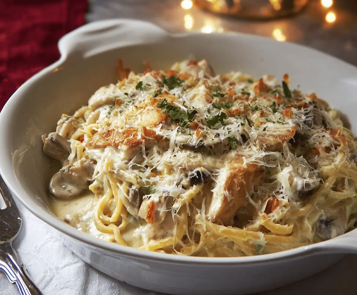 Easy Turkey Tetrazzini
