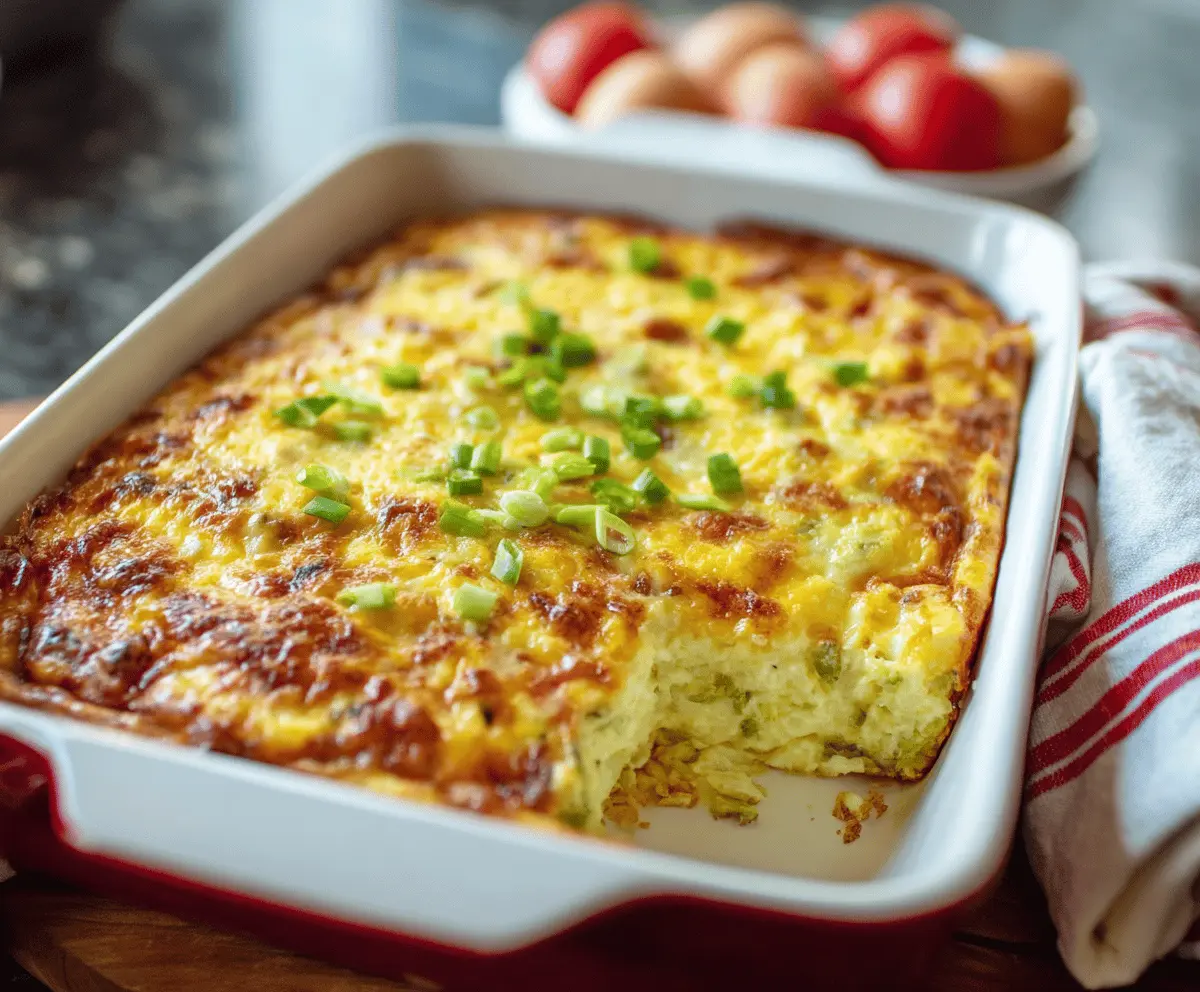 Green Chile Egg Casserole