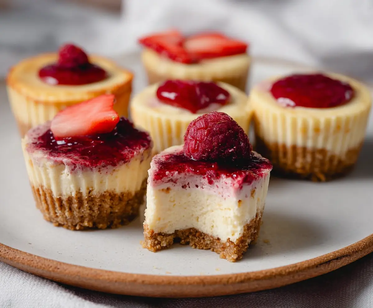 Mini Vegan Cheesecakes (Baked)