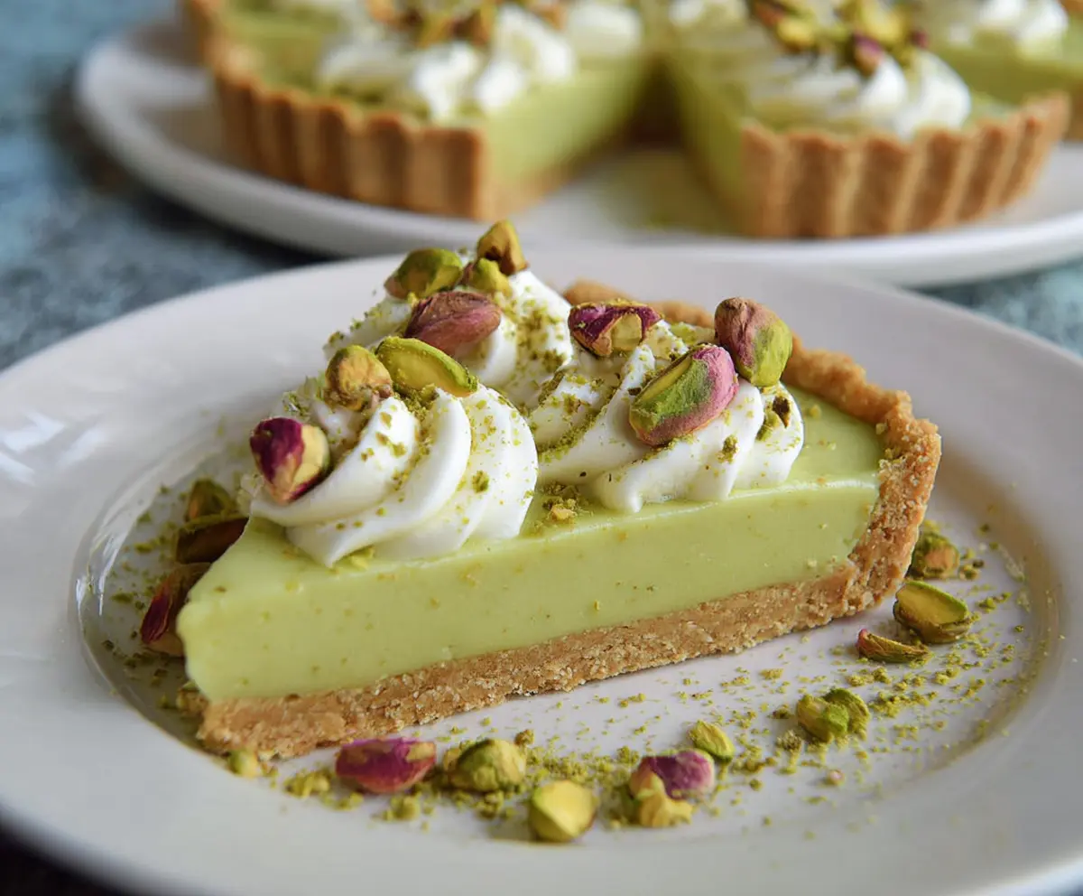 Pistachio Pudding Tart