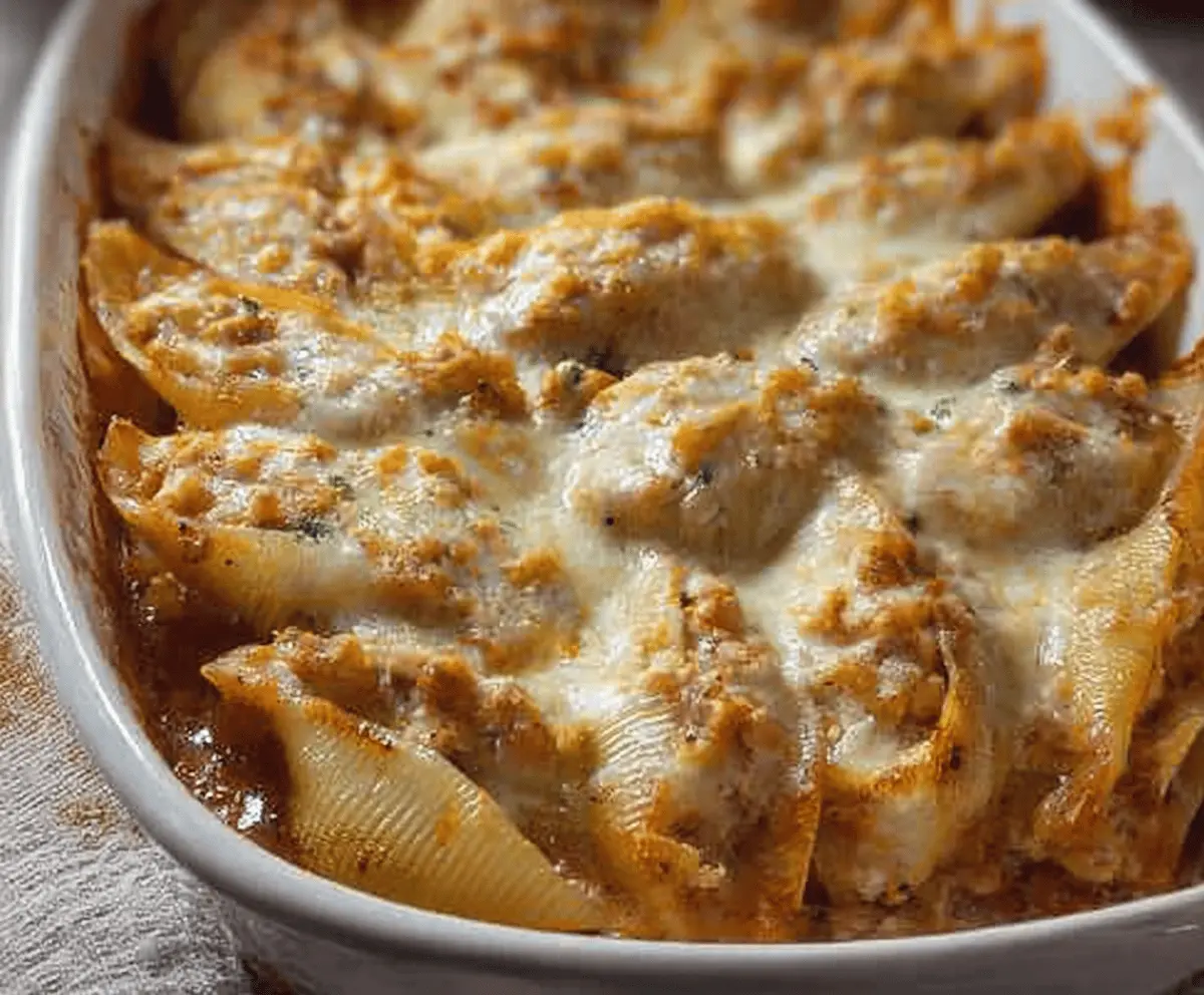 Thanksgiving Leftovers Stuffed Shells