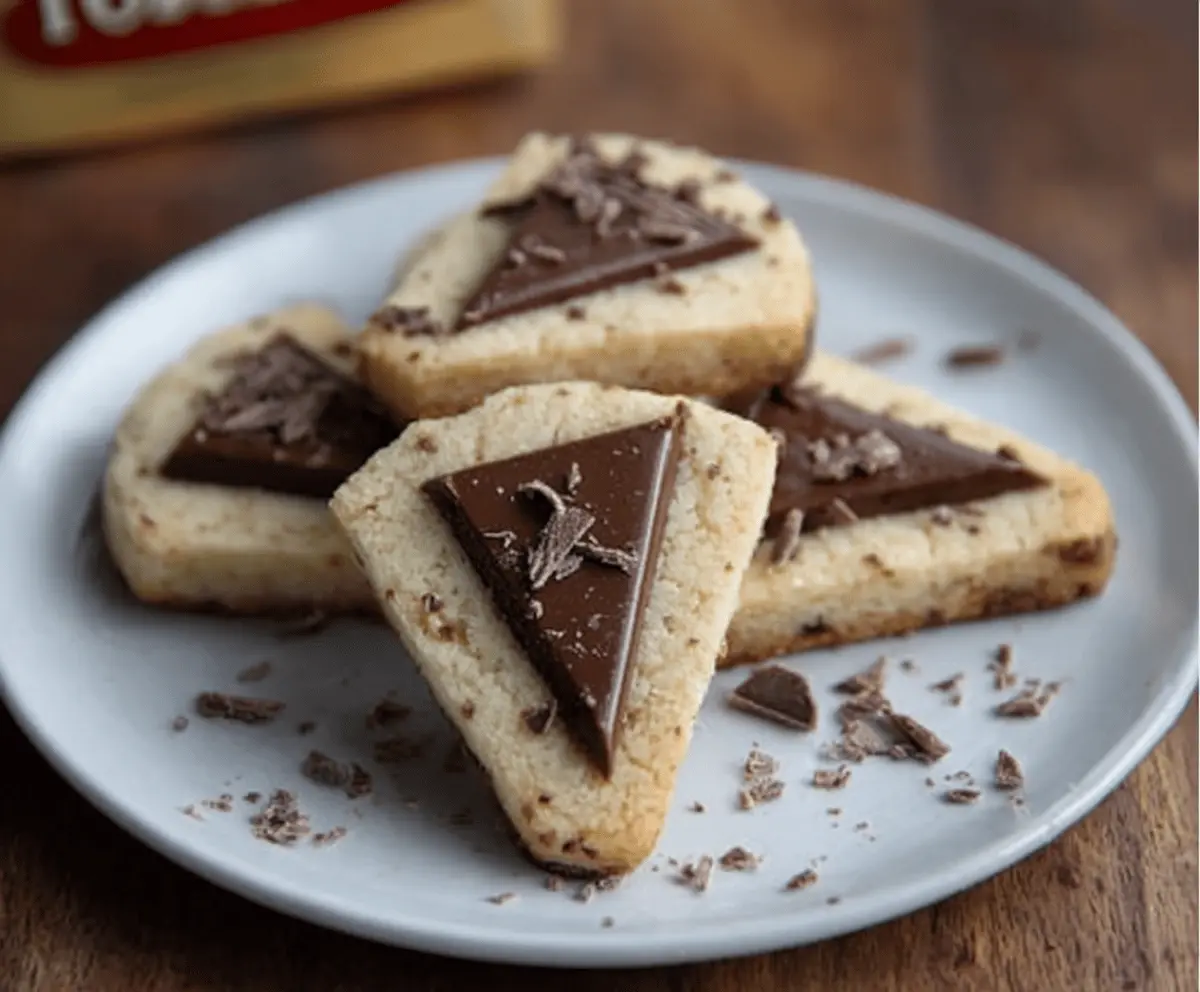 Toblerone Shortbread Cookies