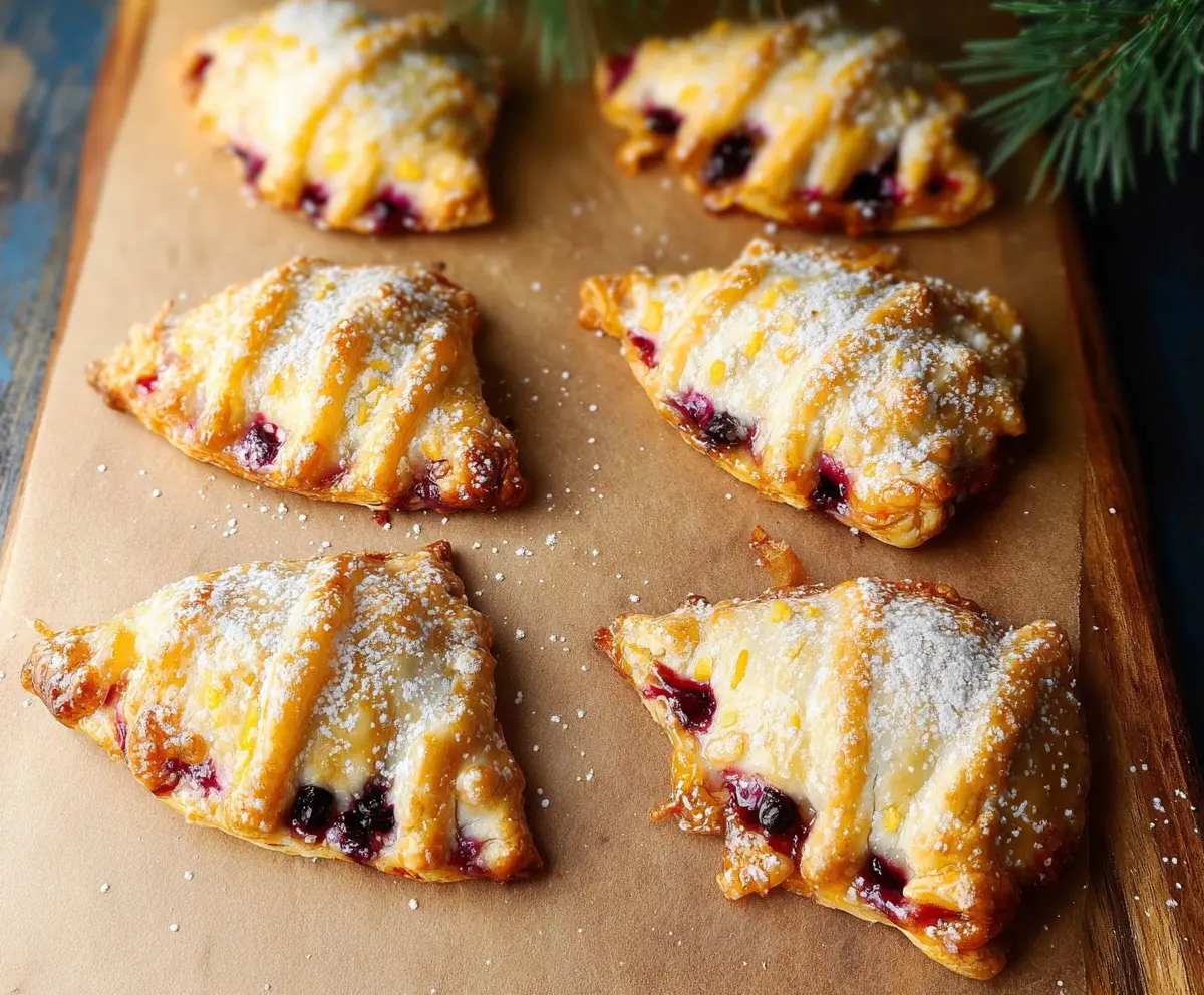 Delicious homemade blueberry hand pies with golden crust and fresh blueberries inside.