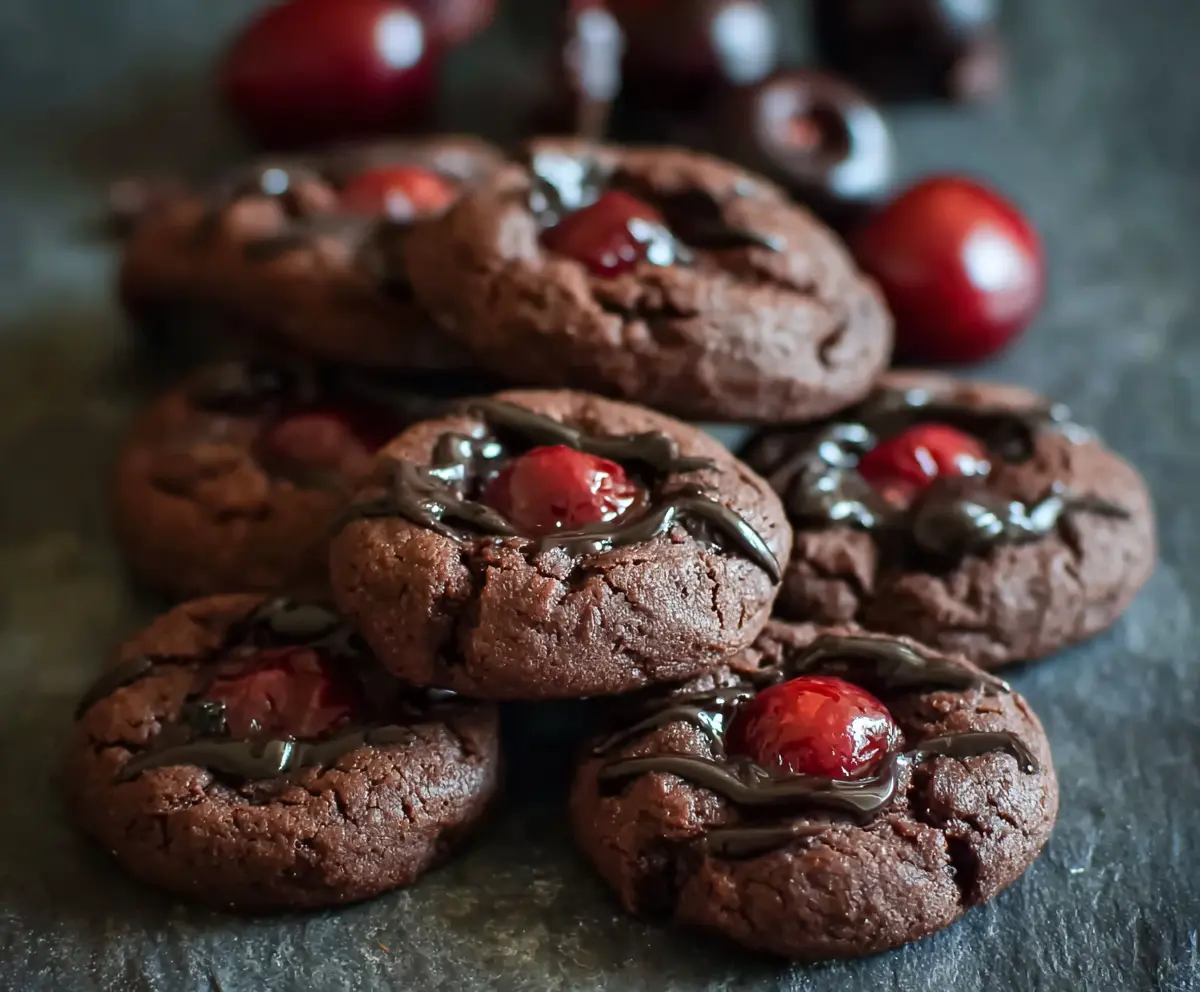 Chocolate Cherry Cookies