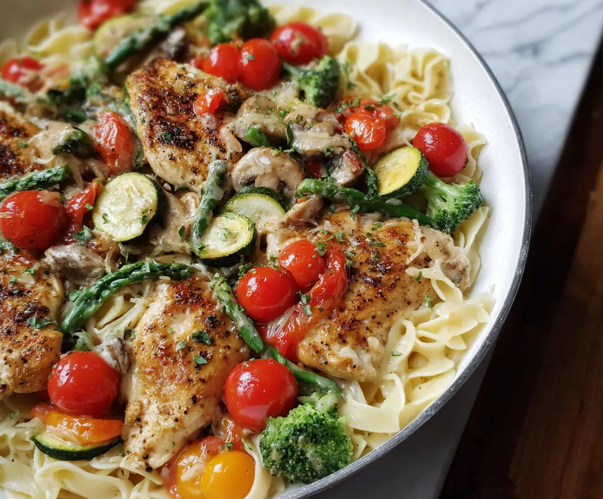 Easy Skillet Chicken Primavera