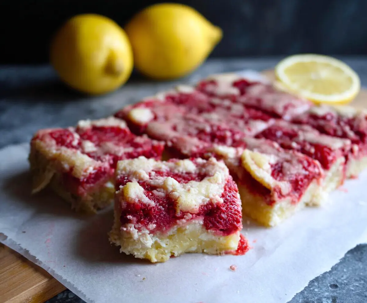 Gluten-Free Raspberry Lemon Bar