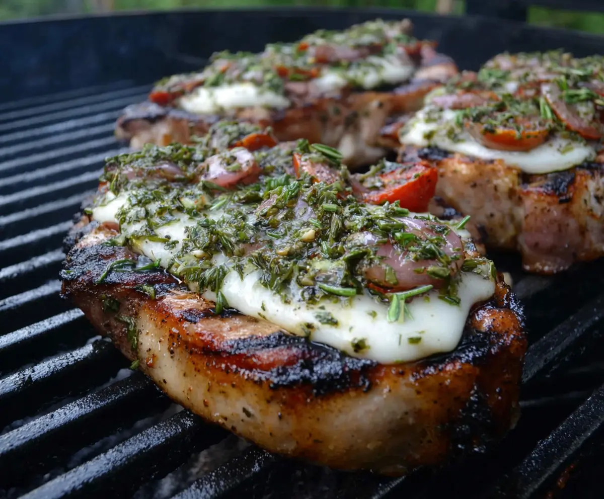 Grilled Italian Pork Chops