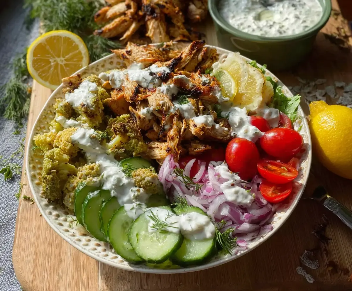 Healthy Chicken Shawarma Bowls