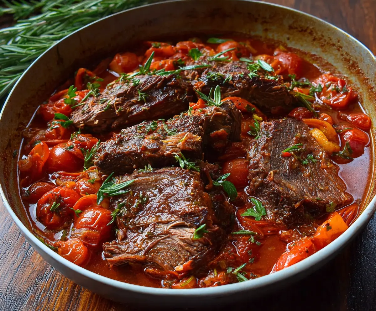 Italian Pot Roast (Straccato)