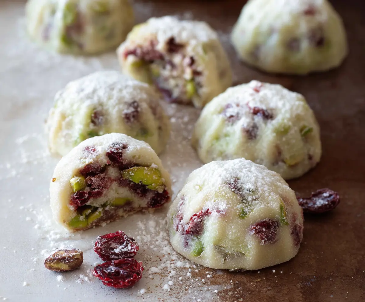 Pistachio Cherry Meltaways