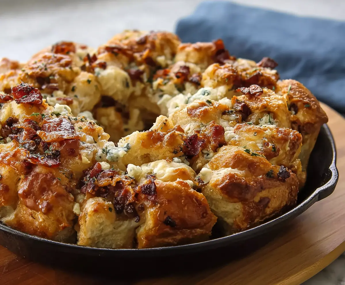 Bacon Gorgonzola Pull Aparts