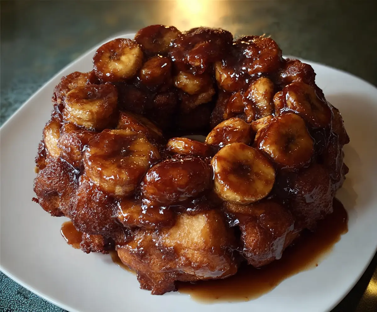 Bananas Foster Monkey Bread