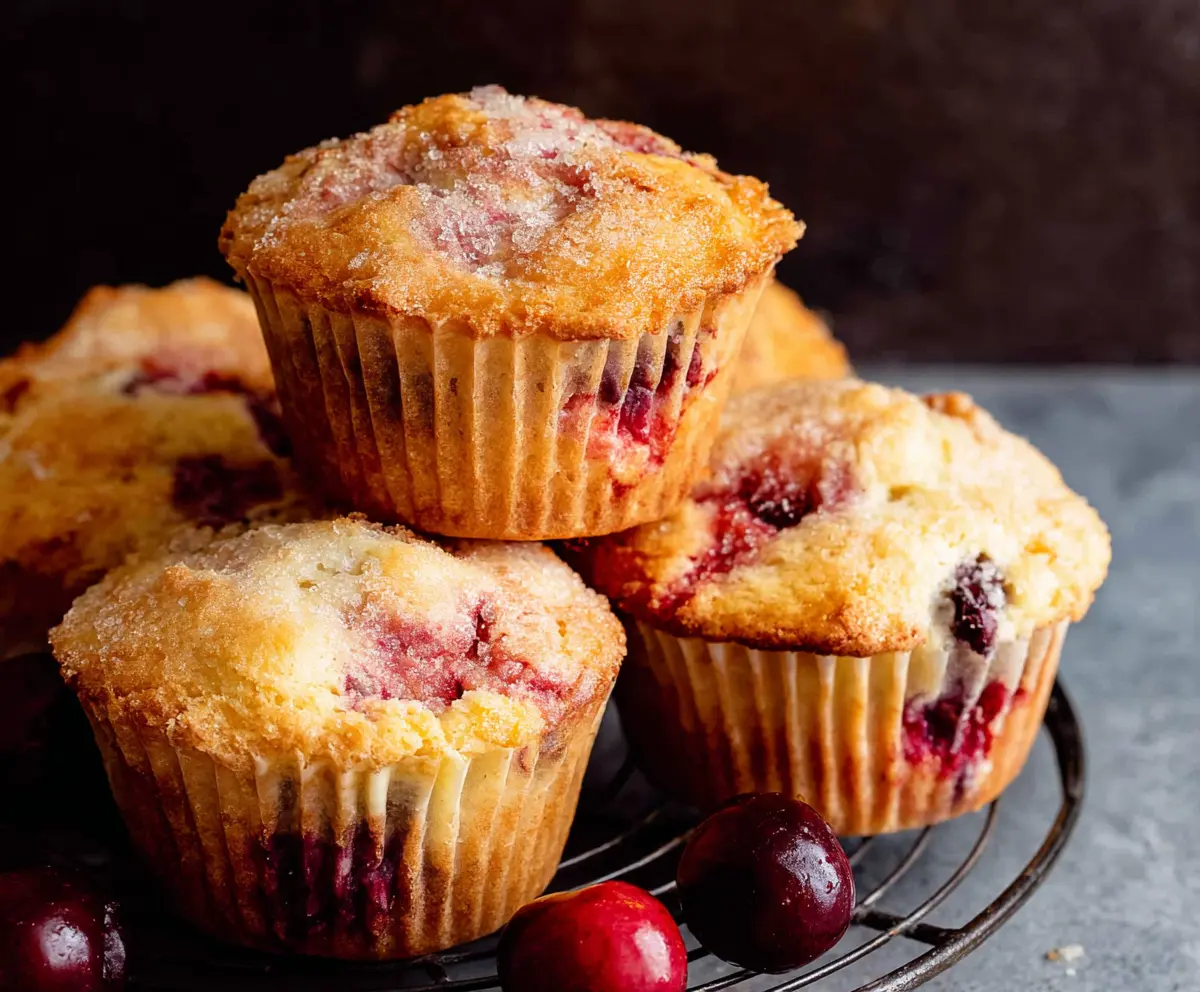 Cherry Muffins (Fresh and Easy)