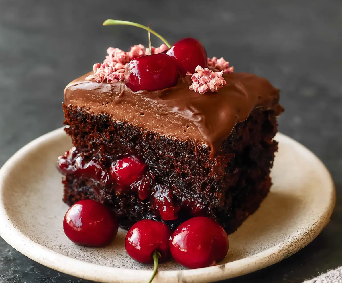 Chocolate Cherry Cake