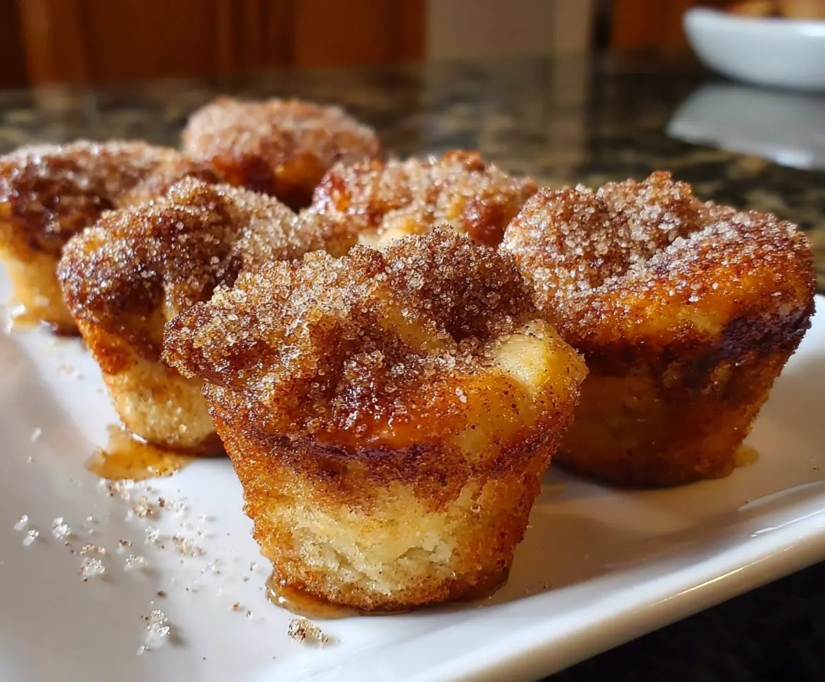 Cinnamon Sugar French Toast Muffins