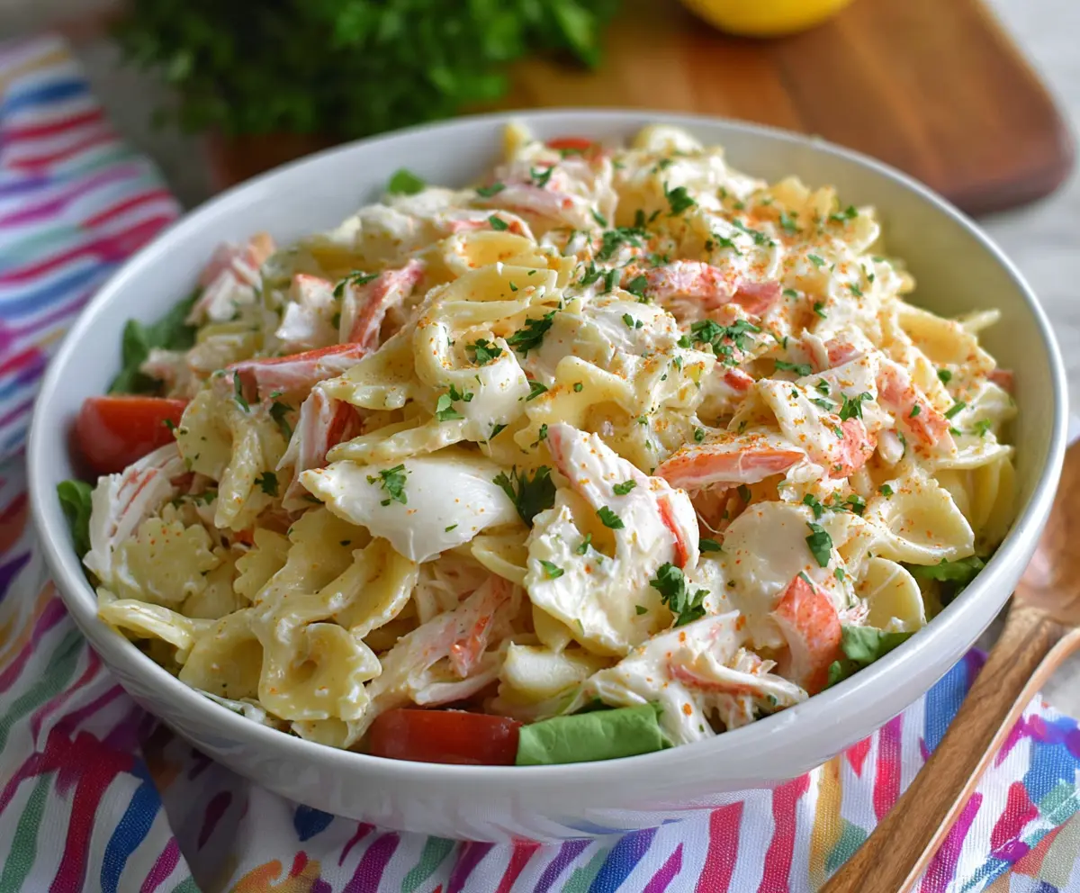 Crab Pasta Salad 