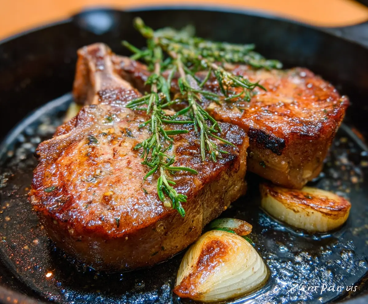 Pan Roasted Pork Chops