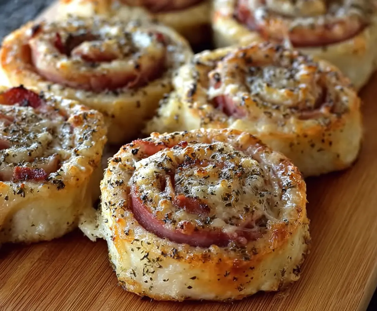 Savory Ham and Cheese Pinwheels