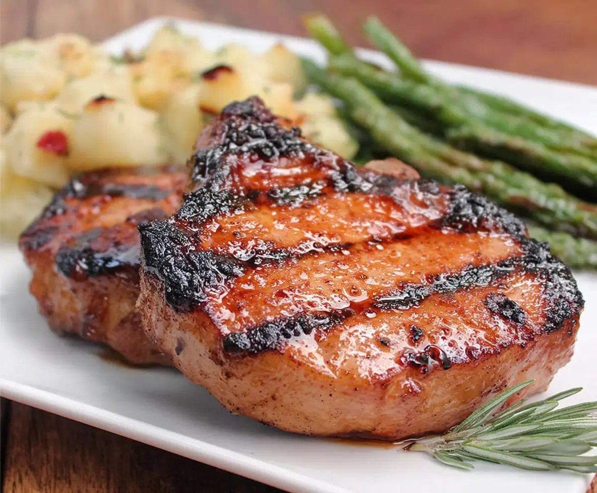 Southern Sweet Grilled Pork Chops