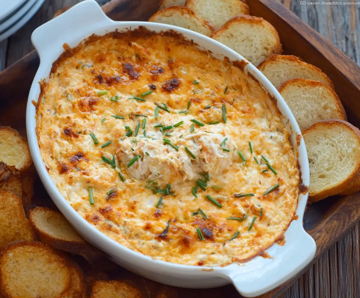 Cheesy Hot Crab Dip