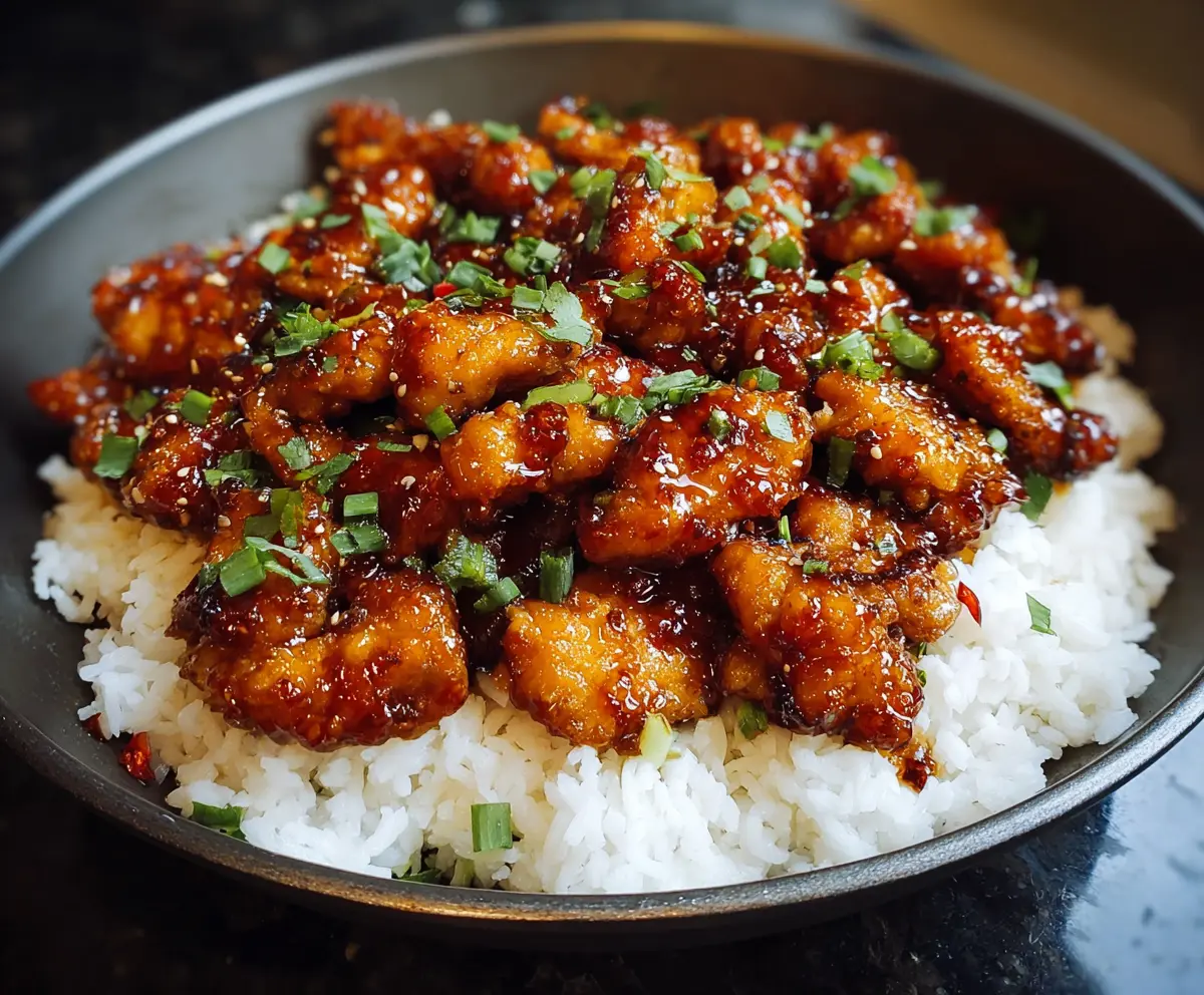 Chinese Honey Garlic Chicken