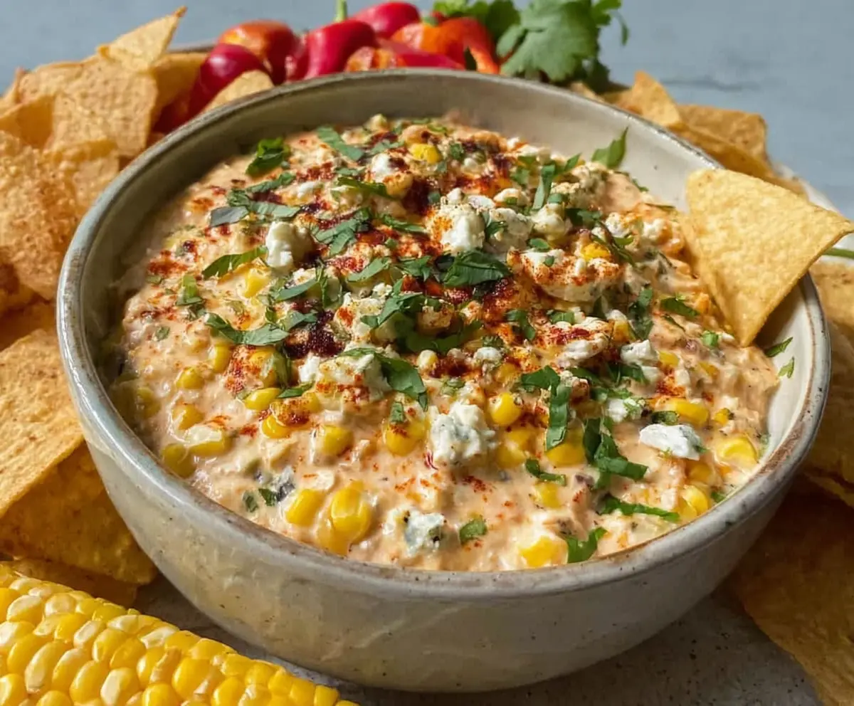 Creamy Chipotle Corn Dip
