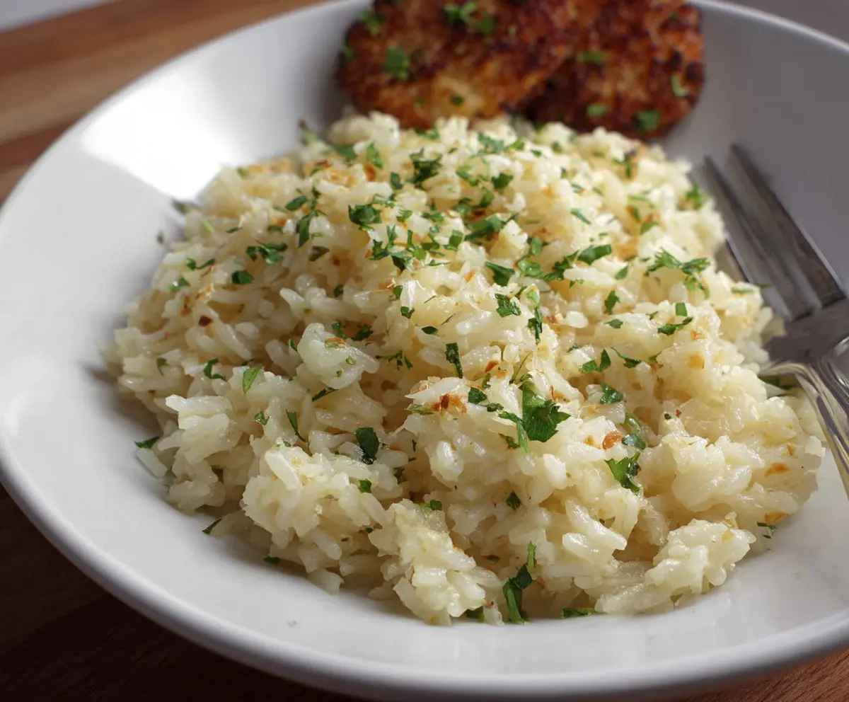 Garlic Parmesan Rice