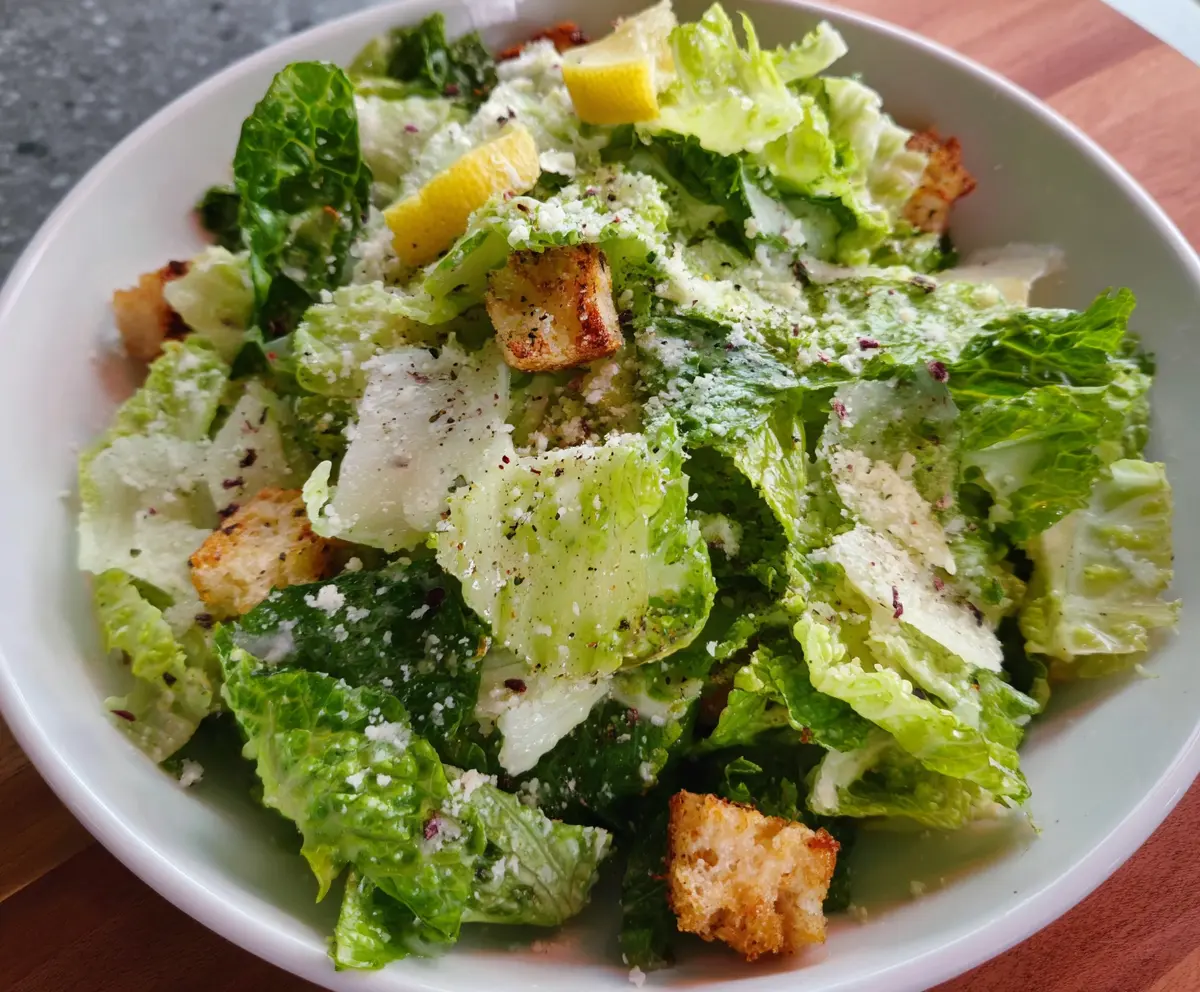 Nana's Crunchy Lemon Parmesan Salad