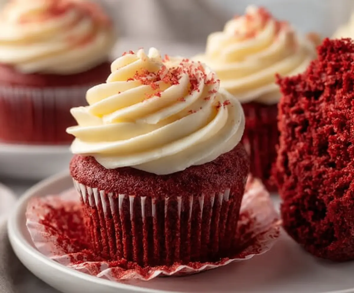 Small Batch Red Velvet Cupcakes