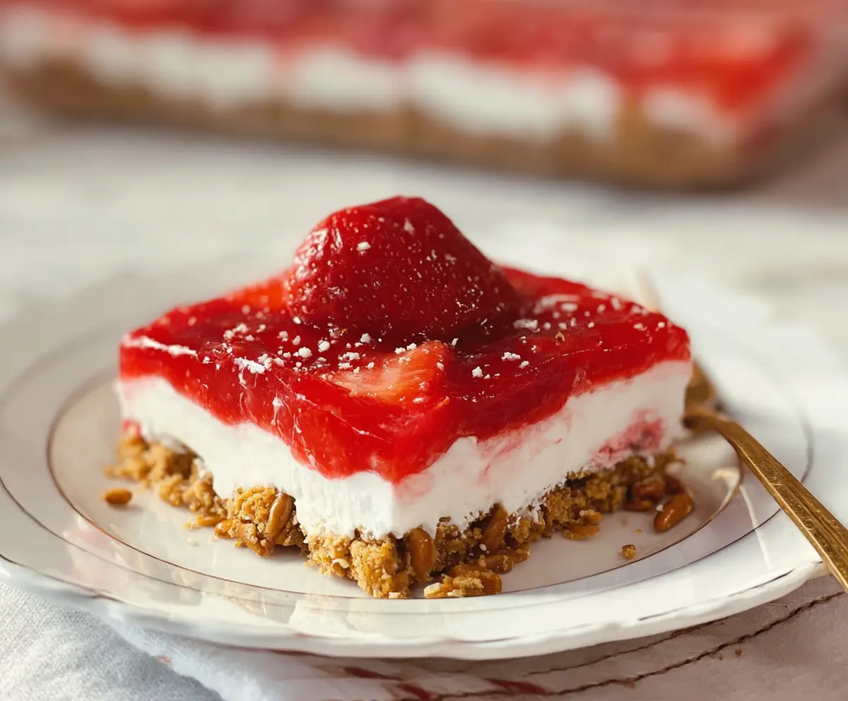 Strawberry Pretzel Salad