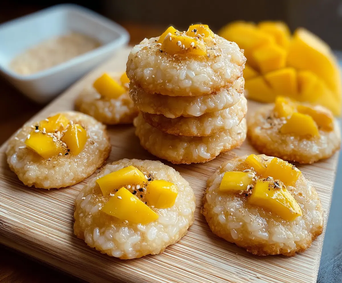 Mango Sticky Rice Cookies