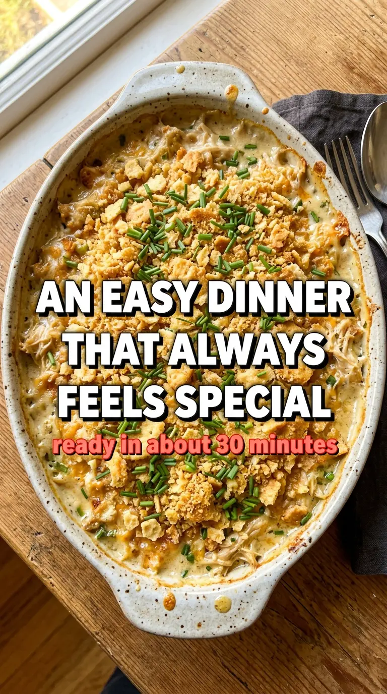 Million Dollar Chicken Casserole creamy cheesy baked