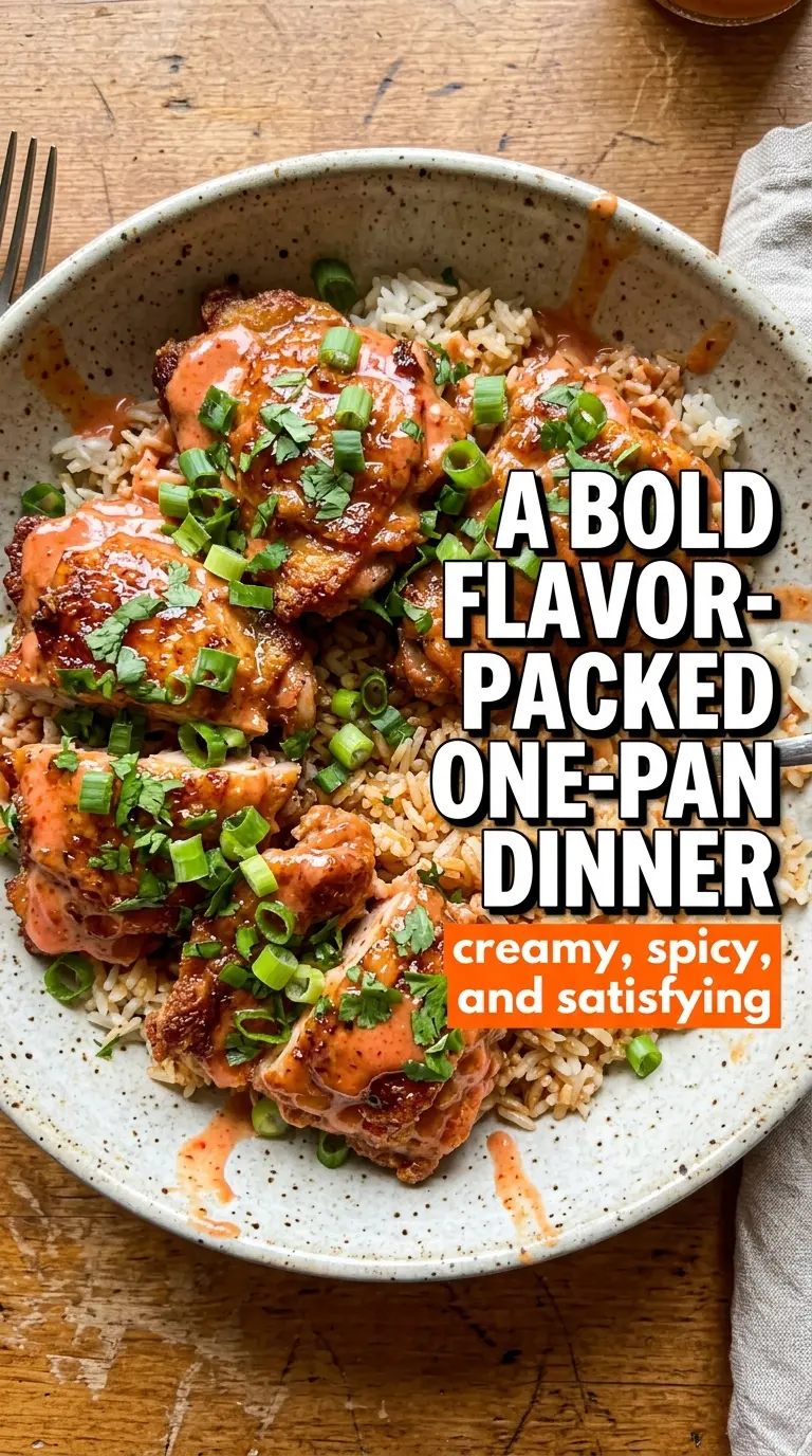 Skillet Bang Bang Chicken Thighs